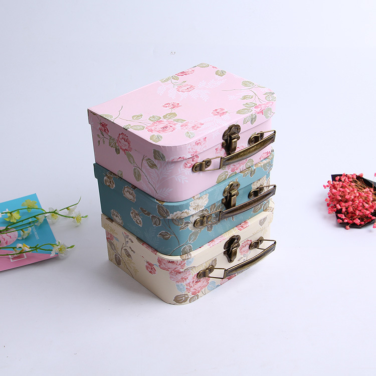 婚庆伴手零食礼品盒手提三件套盒鲜花盒喜糖盒 婴儿套装礼品盒