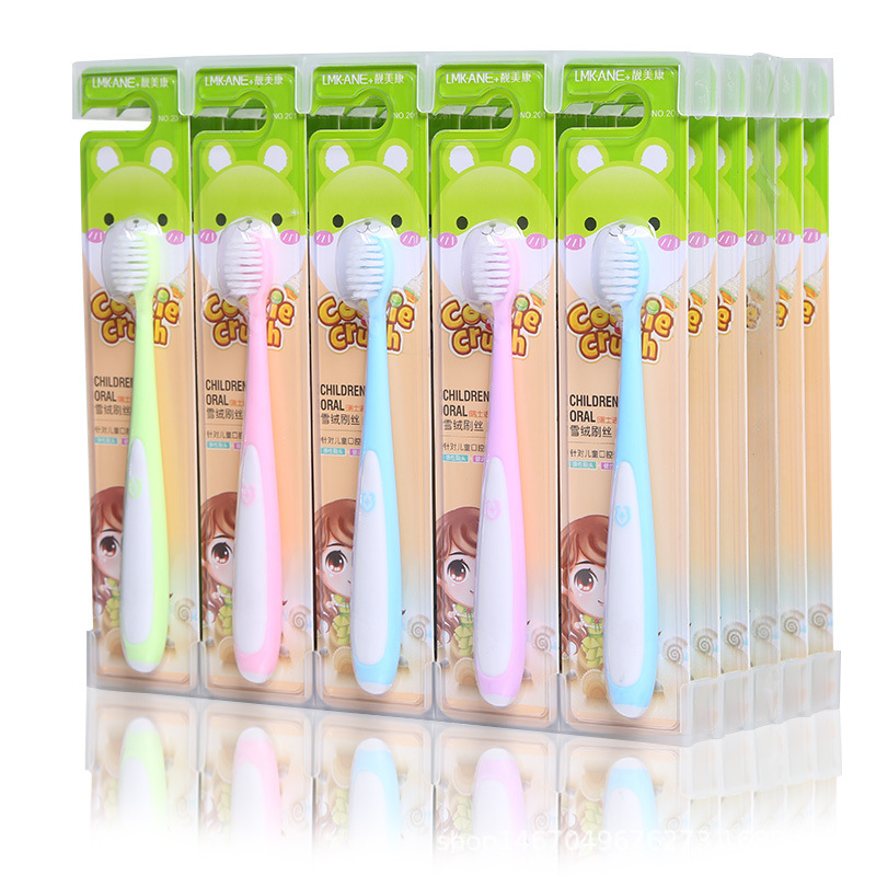 Children's baby soft hair toothbrush factory direct supply 1-3-8 years old children cartoon toothbrush daily necessities wholesale