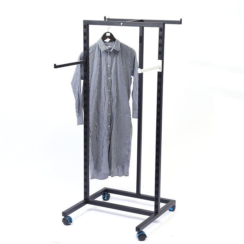 可拆装可滑动衣帽陈列展示货架衣帽鞋子架挂衣架落地货架一件代发