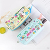 Japanese and Korean stationery Creative Simple Mengwu Animal Pu Leather Personal Specio Student Student Pen Barbuka Canvas Great Rap