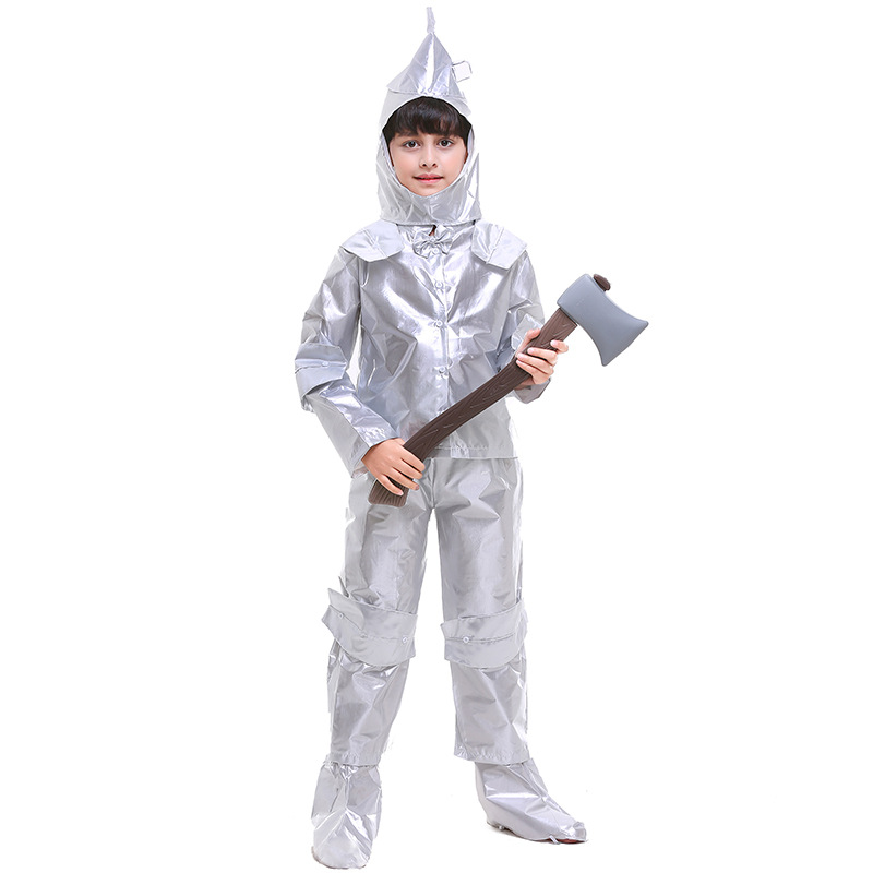 Foreign Trade Cosplay Halloween Solder Man Iron Man Costume Children's Day Boy Iron Man Costume Wizard of oz