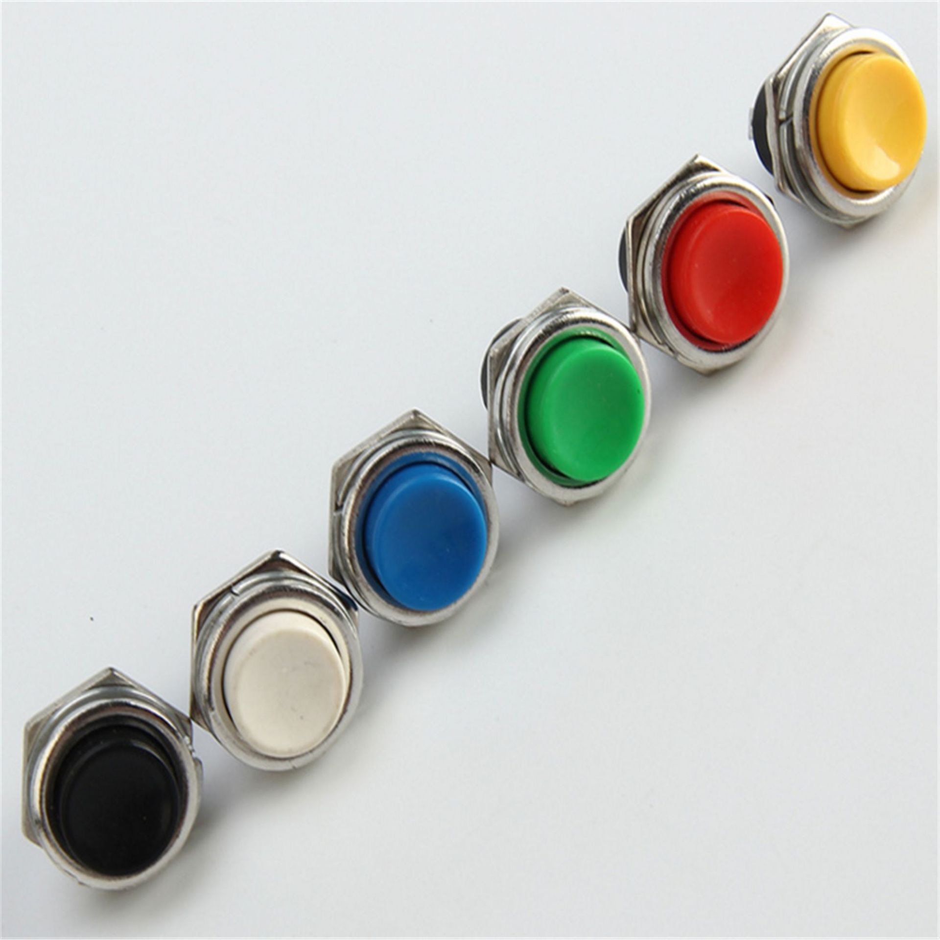 按钮开关 方型按钮 急停开关 带钥匙开关 自复式带灯开关