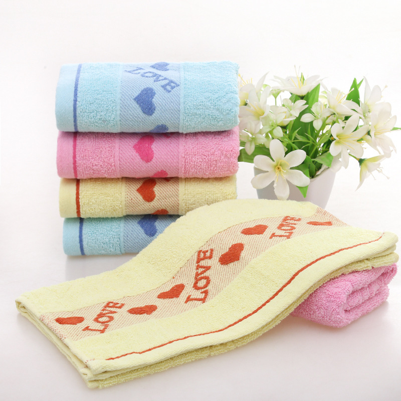 Adult Towel Cotton Soft Absorbent Household Face Wash Face Towel Wedding Gifts for Dupiao Pazi Hospital Advertising Embroidered Characters Adult Towel Cotton Soft Absorbent Household Face Wash Face Towel Wedding Gifts for Dupiao Pazi Hospital Advertising Embroidered Characters