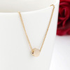 Elegant universal necklace heart-shaped, chain for key bag , European style, simple and elegant design, suitable for import, wholesale