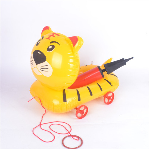 Stall best-selling children's toy pull cart perch pull-along toy inflatable toy Yiwu toy wholesale