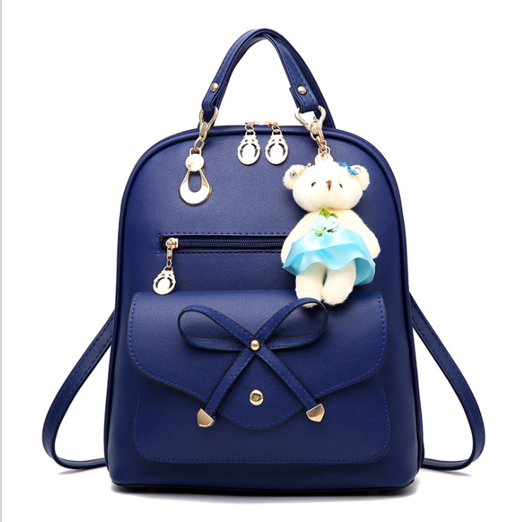 Backpack, capacious one-shoulder bag, 2023 collection, Korean style