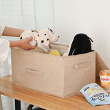 Ящик для хранения, складная игрушка, коробка для хранения, нижнее белье, из хлопка и льна