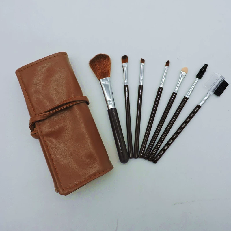Multicoloured handheld brush, simple and elegant design, 7 pieces, full set, 7 pieces