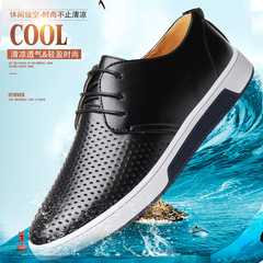 Cross-border foreign trade shoes men's casual sneakers large size fashionable hollow sports style men's shoes new breathable single shoes 48