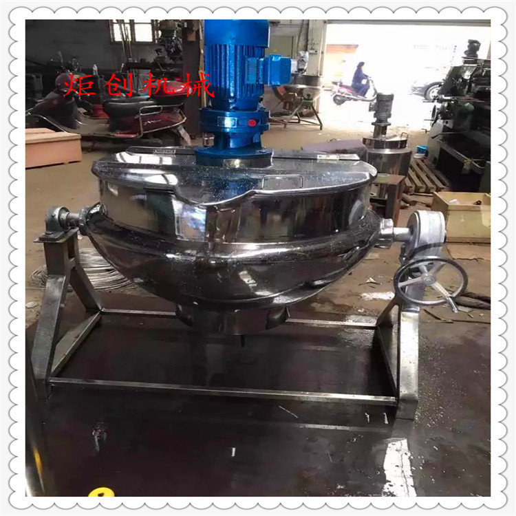 电加热可倾夹层锅 卤煮蒸煮炒锅 小成本创业实验室地摊食品夹层锅