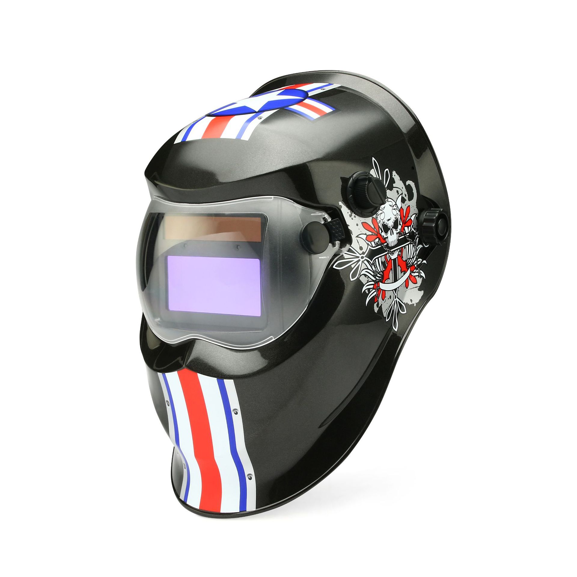 可调自动变光电焊面罩氩弧焊防护焊接面罩头戴式焊工帽BEGO-433E