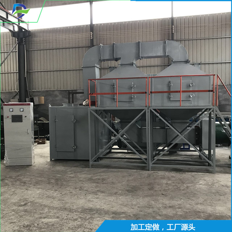 乔达推荐催化燃烧设备 家具厂专用除味设备 活性炭吸附箱