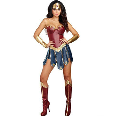 S-3XL European and American Halloween Wonder Woman costume cosplay cos suit League of Legends gladiator uniform