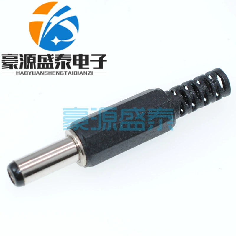 Штепсельная вилка постоянного тока DC005 с длинным корпусом 5,5-2,1 мм сварочная проволока типа постоянного тока небольшая Вилка питания