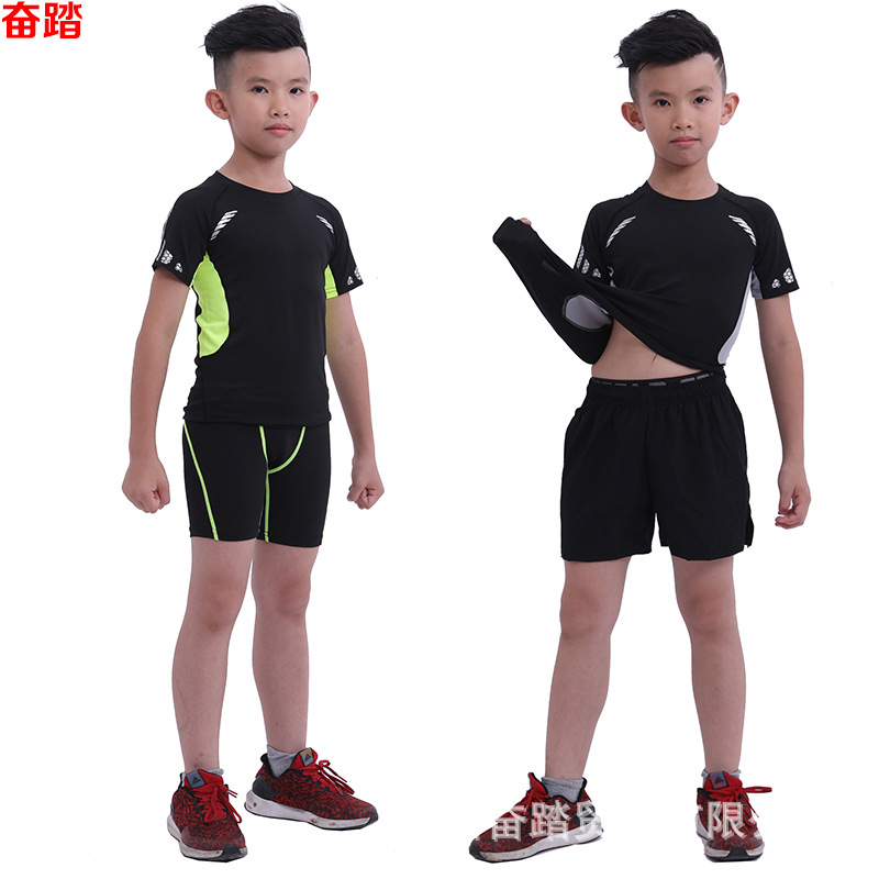 Summer children's sports elastic basketball football base quick dry…