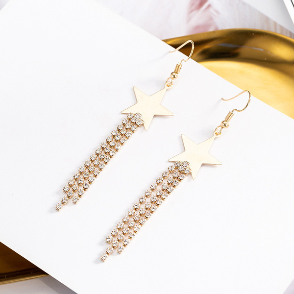 Sexy long elegant earrings