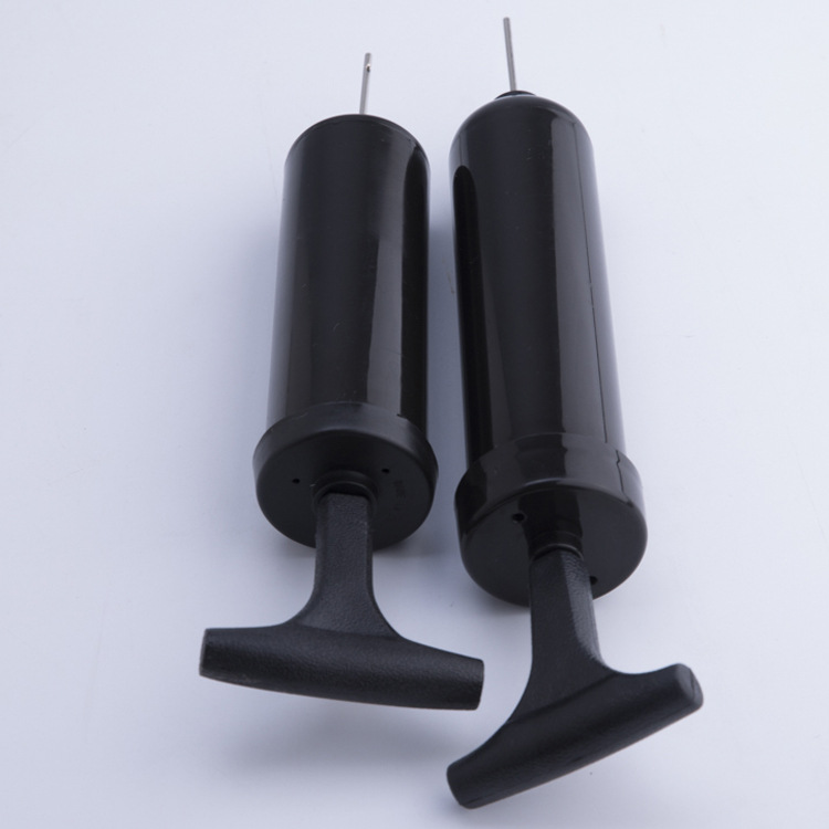 沙滩球充气玩具手推带针打气筒篮球足球充气玩具充气工具推气筒