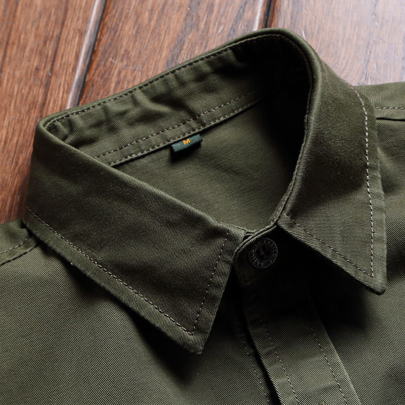 2019 camisa de manga corta para hombre de primavera y verano más el tamaño de comercio exterior casual para hombre de algodón verano delgado para hombre camisa al aire libre