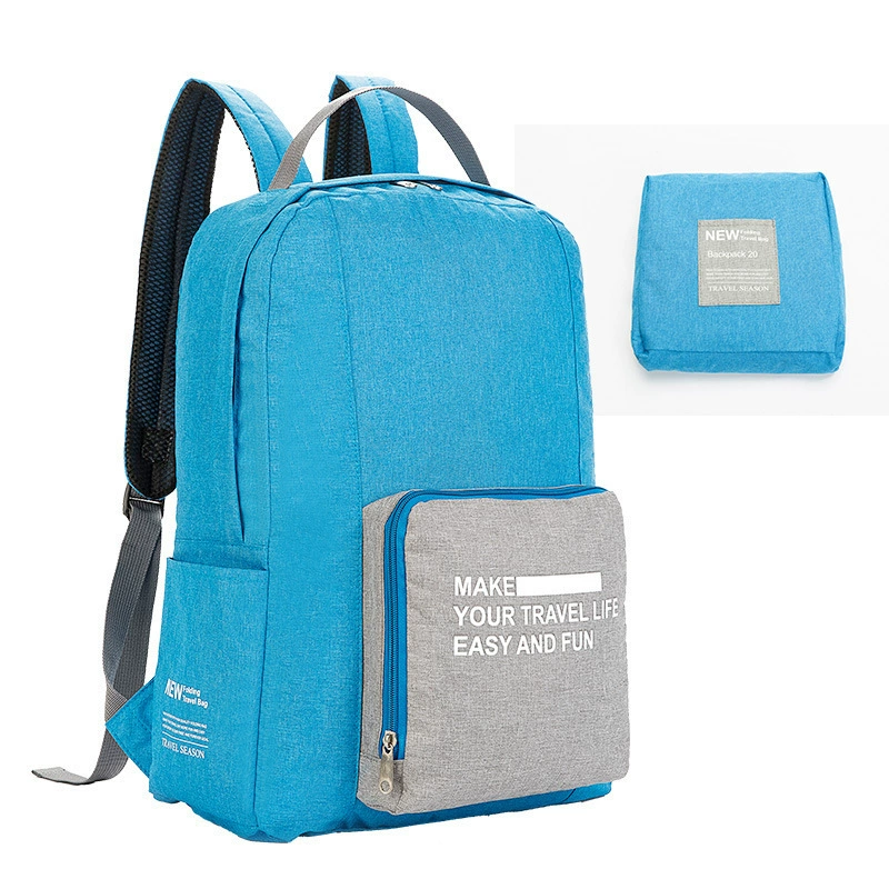 Folding backpack, school bag, oxford cloth, Birthday gift