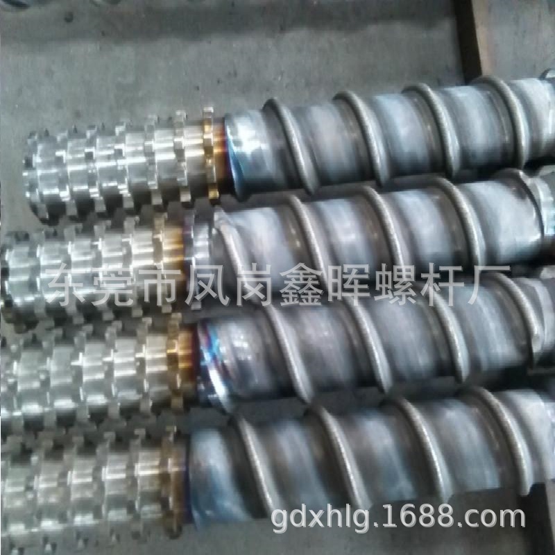 吹塑机螺杆机筒PBT+GF专用螺桿双合金料筒螺杆提高耐磨性