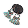 Accessory, fashionable metal earrings, jewelry, boho style, European style, wholesale