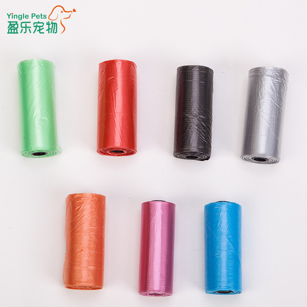Pet garbage bag dogs picking bags and dogs to clean and sanitary out…