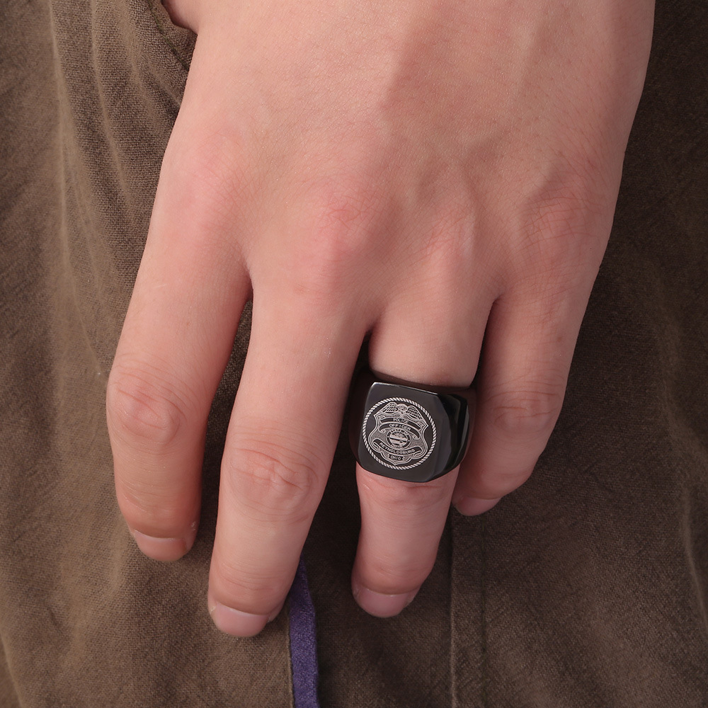 Luxury Minimalist Mens Designer Ring For The Modern Gentleman_voghion.com
