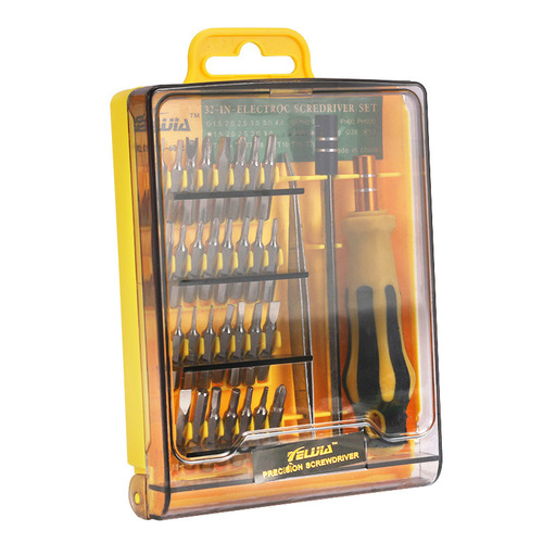 32-in-1 multifunctional screwdriver set manual extension rod chromium vanadium alloy steel screwdriver combination hardware tool