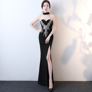 夜总会KTV小姐服晚礼服长裙夜场夜店KTV公关佳丽工作服模特服装-阿里巴巴