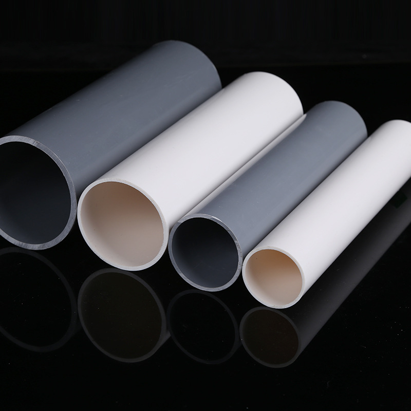 Tubería de PVC tubería de suministro de agua tubería de plástico tubería de enhebrado tubería adhesiva de PVC lavadora tubería de drenaje tubería dura PVC personalizado