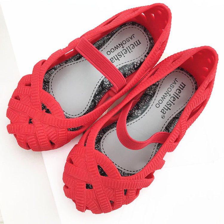 2018梅利莎同款新款凉鞋鸟巢童鞋birdnest kids shoes果冻镂空鞋