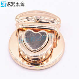 厂家直销  金属插锁 铁皮锁 锁扣 拧锁 女式包包扣 量大优惠