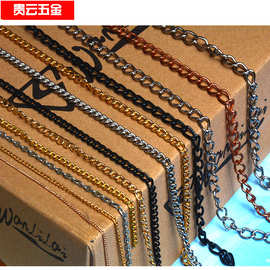 厂家大量供应多规格不锈钢链条饰品配件专业电镀优质环保