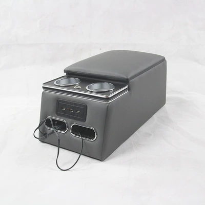 central storage box modified – Armrest box - luxury-gray-with-light