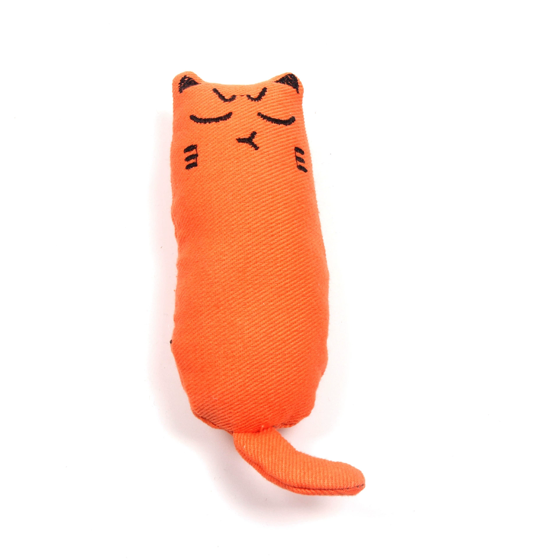 Плюшевая игрушка-котёнок из хлопка, с мятной начинкой, износостойкая, 8.7×4.75×2.1 см, 15 г