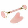 Crystal jade, massager heart shaped, gift box for face, set