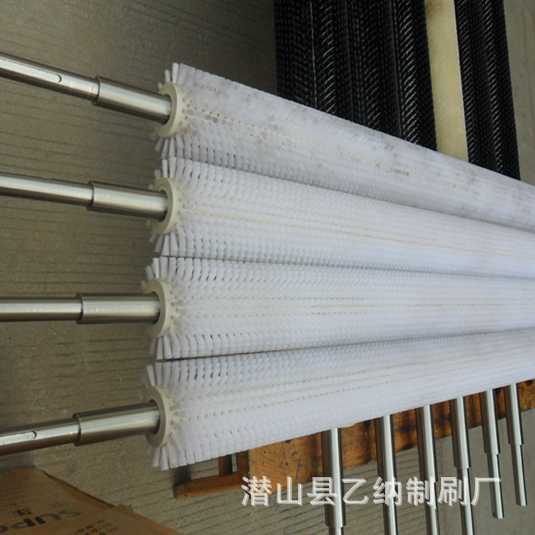 供应工业机械毛刷辊 除尘毛刷辊 果蔬清洗机毛刷辊 来图高效清洁