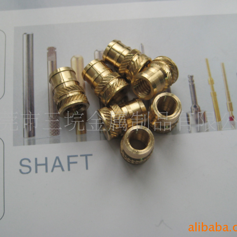 供应M6*9.53*12.7 嵌入螺母 750-605 无铅环保螺母 注塑螺母