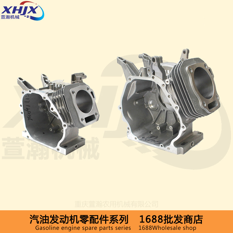 汽油发电机水泵微耕机配件168F170F173F188F190F192 缸体机体箱体