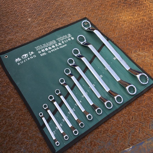 Wholesale mirror dull plum dual-purpose wrench double-ended wrench open-ended manual wrench set torx wrench