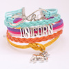 Fashionable bracelet with letters, accessory, Amazon, European style, wholesale