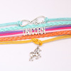 Fashionable bracelet with letters, accessory, Amazon, European style, wholesale