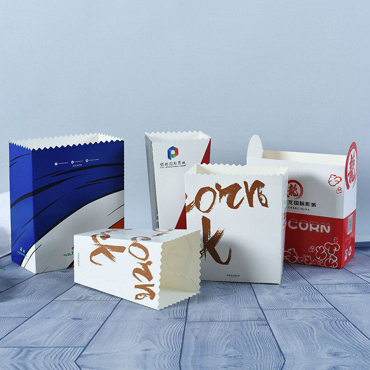 一次性打包鸡米花鸡块包装盒商用地瓜条一次性爆米花纸盒子