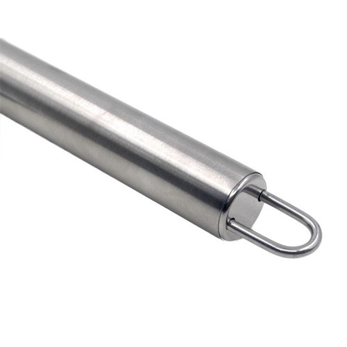 New steak frying fan spatula household stainless steel fish frying spatula multifunctional oblique leaking spatula kitchen supplies wholesale