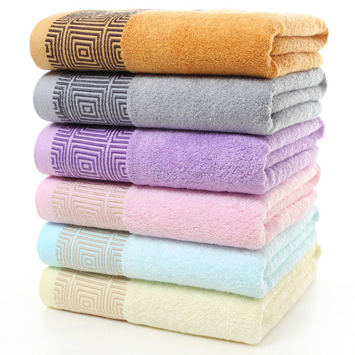 Bamboo fiber large bath towel with wide and broken sections, thickened adult style bath towel, soft and absorbent manufacturer wholesale