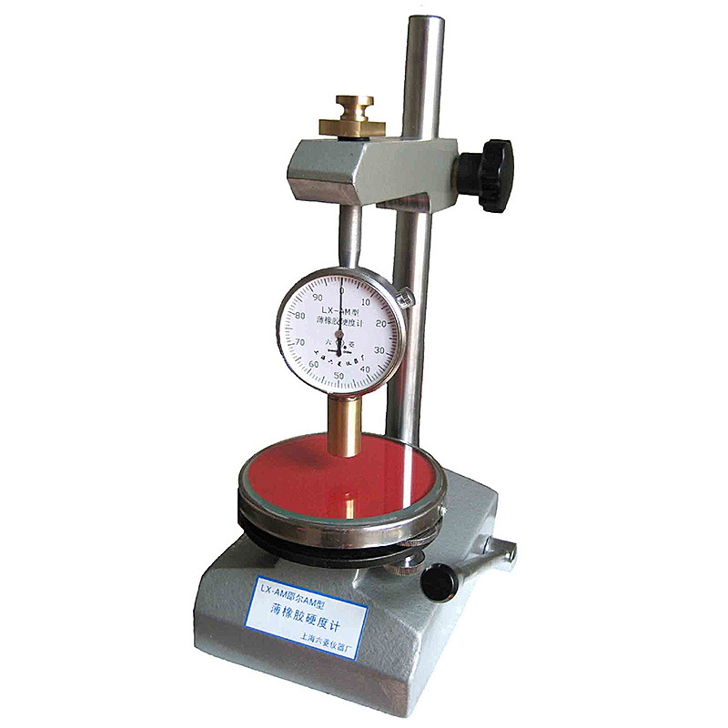 厂家直供LX—AM薄橡胶硬度计附加O型圈工作台硫化橡胶硬度计单表