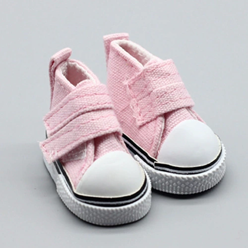 Casual Canvas Sneakers Potato Baby for 6-Point BJD Dolls, 5×2.5 cm, Multi-Color