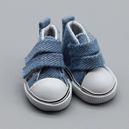Casual Canvas Sneakers Potato Baby for 6-Point BJD Dolls, 5×2.5 cm, Multi-Color
