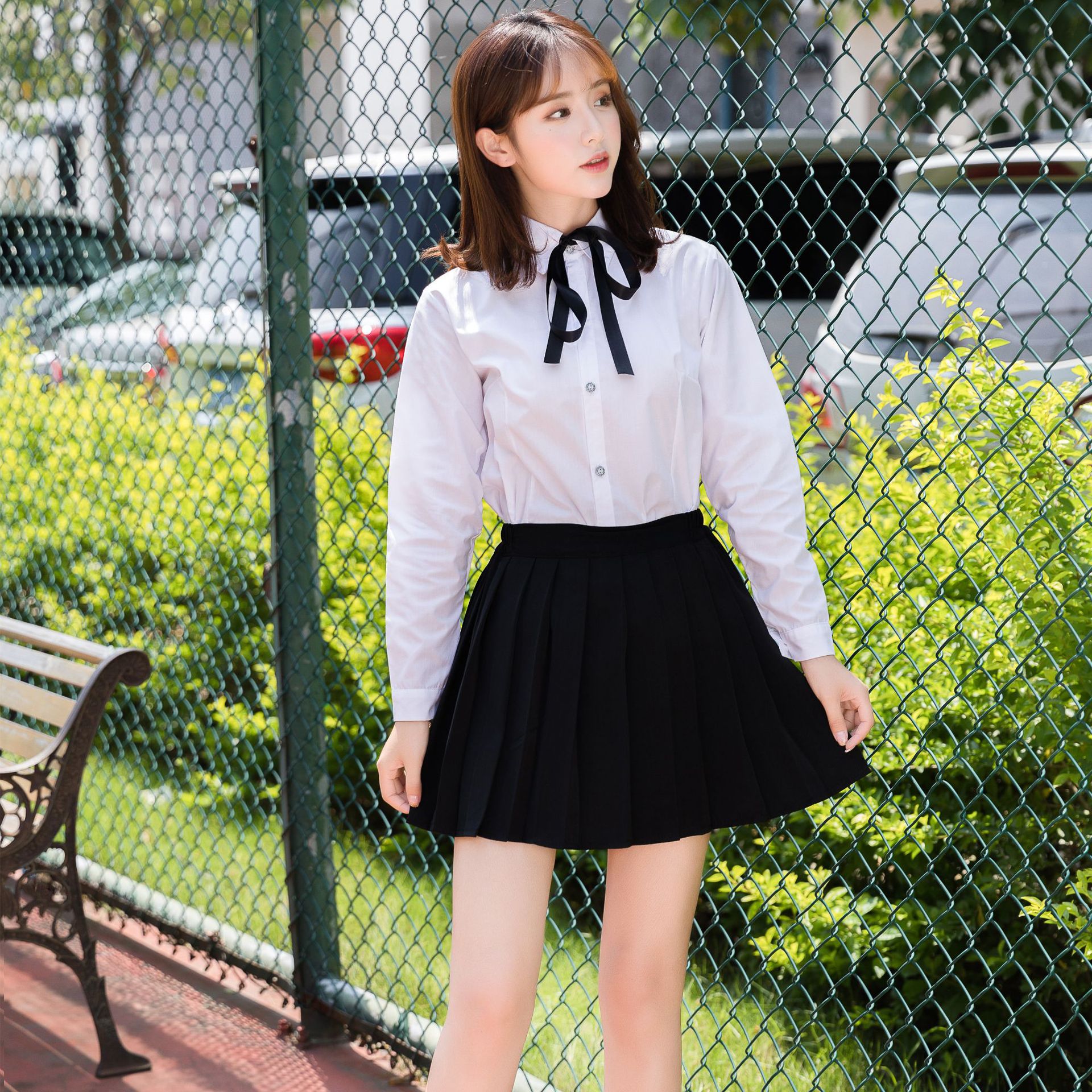 Черная юбка для девочек