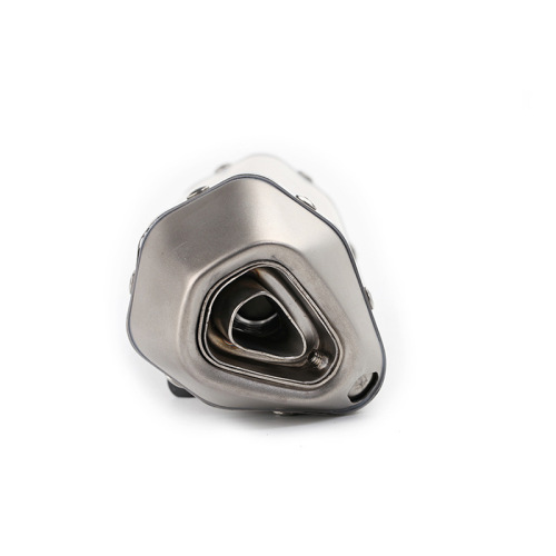 Motorcycle modified small hexagonal exhaust pipe imitation titanium hexagonal exhaust pipe Huanglong 600 Horizon universal exhaust pipe